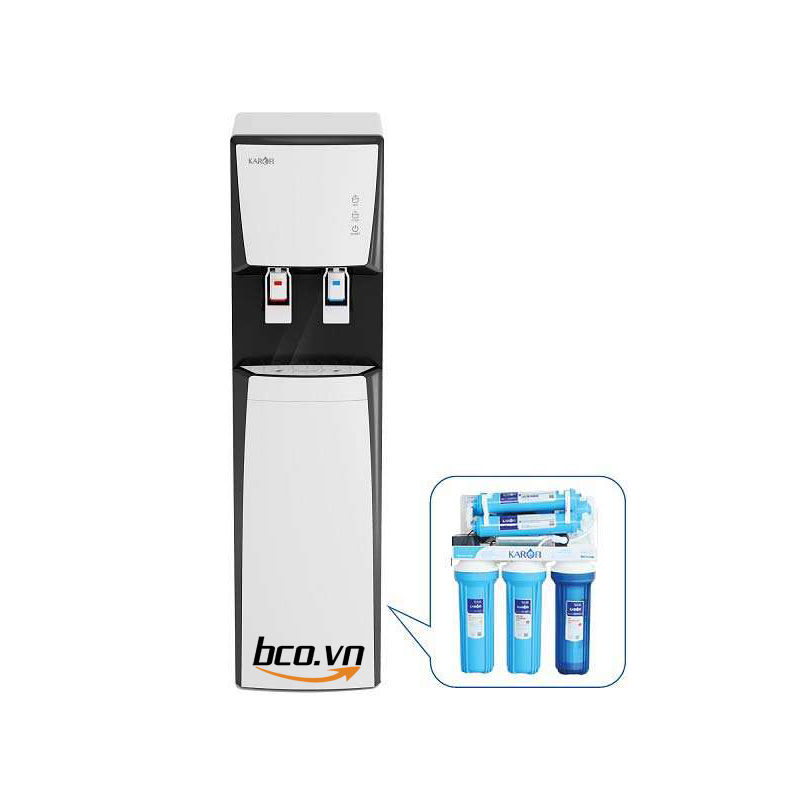 Máy lọc nước nóng lạnh Karofi HCV351-WH