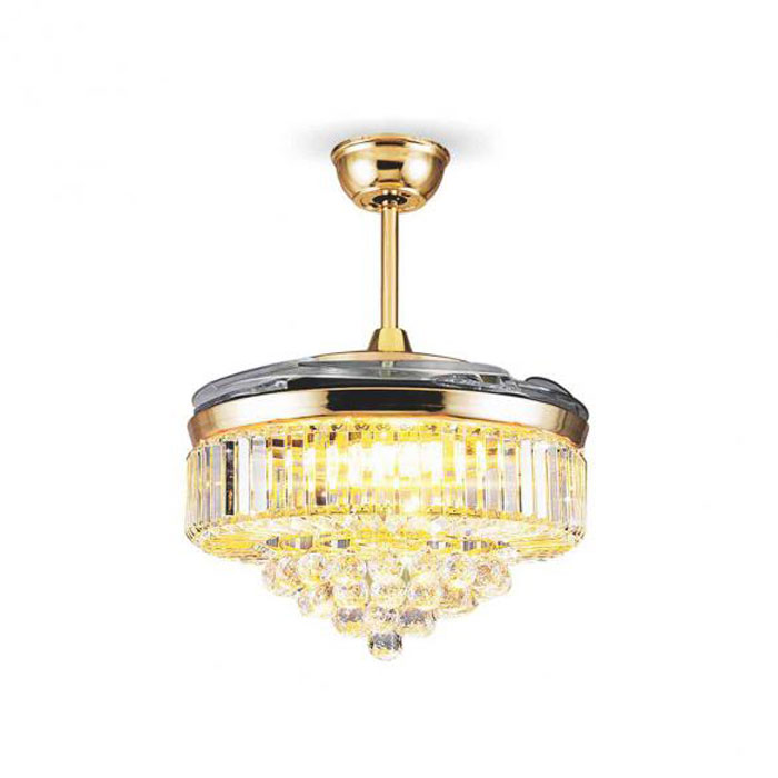 Quạt trần cánh xếp đèn led Sinwa XD108