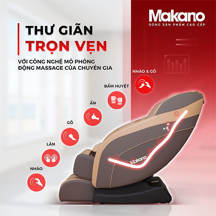 Ghế Massage Makano MKGM-10001