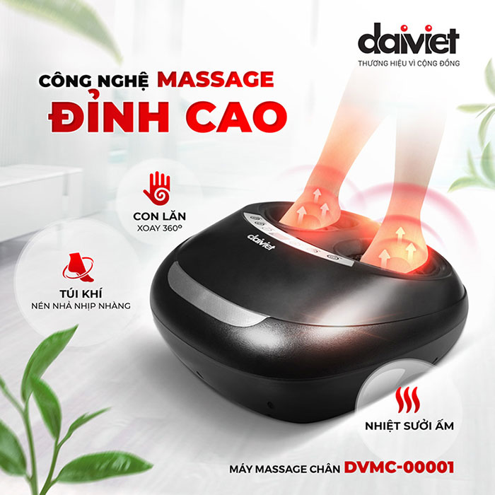 Máy massage chân Đại Việt DVMC-00001