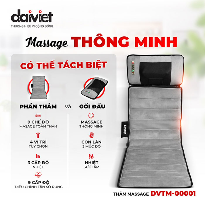 Thảm massage Đại Việt DVTM-00001